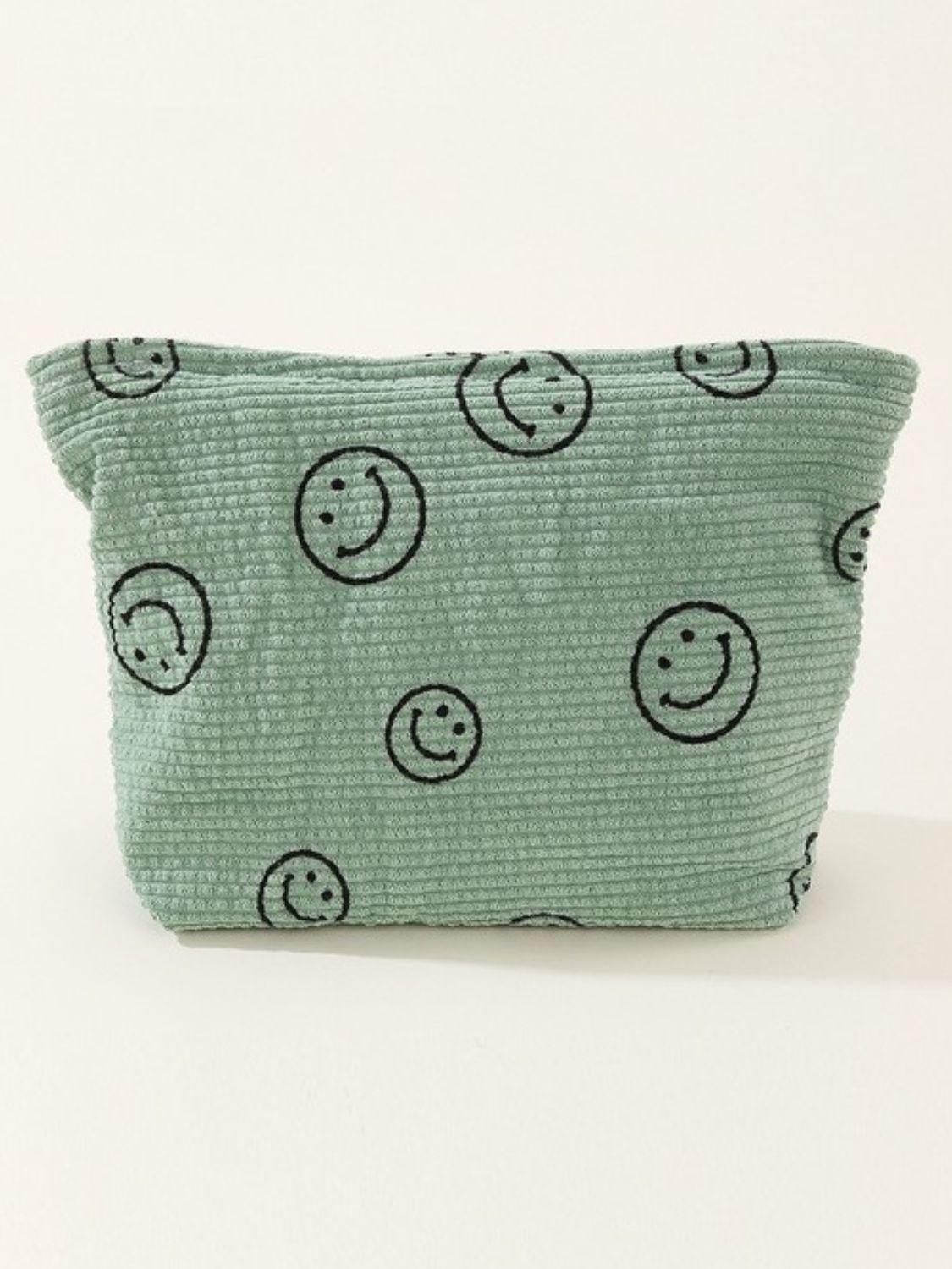 Zenana Match My Mood Corduroy Smile Clutch Bag