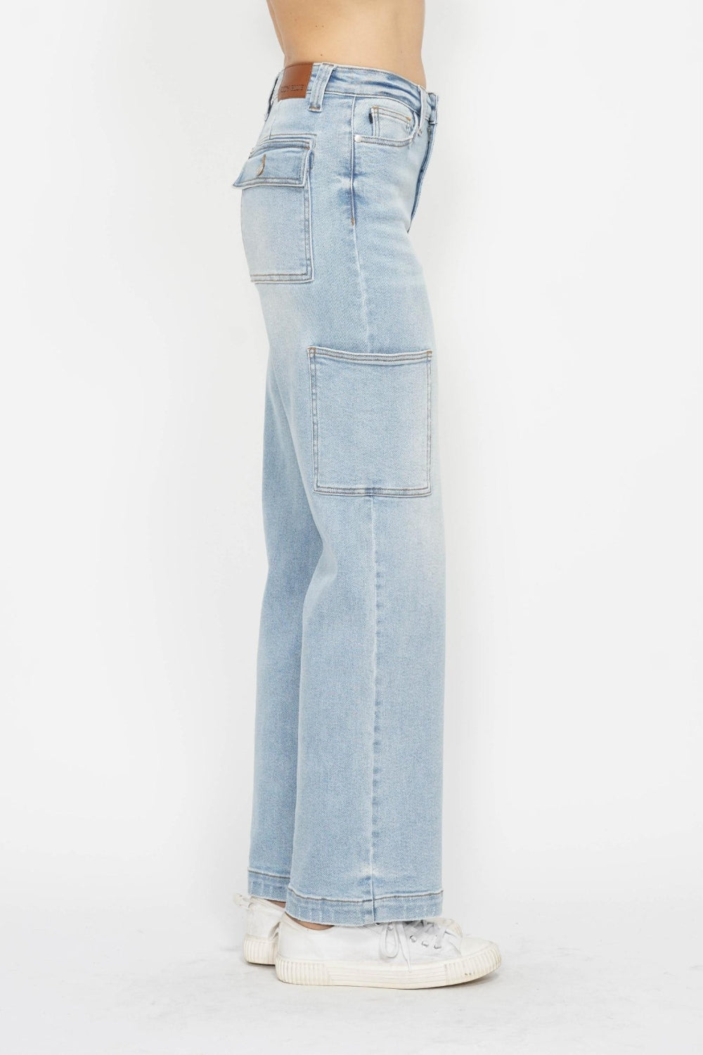 Judy Blue Taylor High Waist Straight Cargo Jeans
