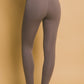 Love Tree In Slay Mode High Waist Leggings with Side Pockets in Taupe