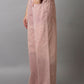 POL Autumn Embellishments Gradient Wide Leg Pants in Dusty Pink