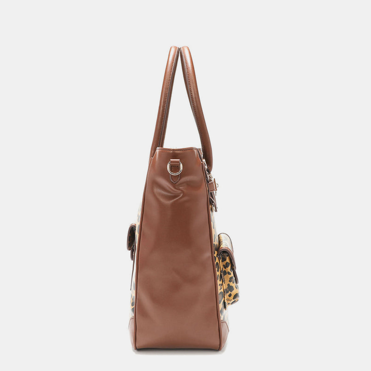 Nicole Lee USA Leopard Around Large Tote Bag