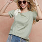 BiBi Embracing Ribbons Tied Ribbon One Shoulder Short Sleeve T-Shirt