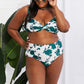 Marina West Swim Take A Dip Twist High-Rise Bikini in Forest