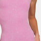 Zenana Chance Of Sun Ribbed Scoop Neck Tank in Pink
