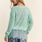 J.NNA Lace Knit Beauty Long Sleeve Knit Top