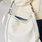 SHOMICO Carrying Heartstrings Weaved Vegan Leather Handbag