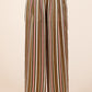 Mittoshop Oh Hey There Striped Satin Elastic Waist Wide Leg Pants in Mauve Multi