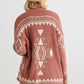 VERYJ/LOVERICHE Bet I Will Open Front Long Sleeve Cardigan