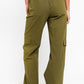 Tasha Apparel Out Of Site High Waisted Wide Leg Cargo Pants with Pockets