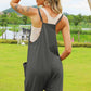 Double Take The Hot Shots Sleeveless V-Neck Pocketed Jumpsuit