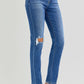 RISEN Ruthie High Rise Ankle Skinny Knee Distressed Jeans