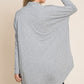 BOMBOM Wrap Me In Your Wings Open Front Long Sleeve Cocoon Cardigan