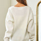 Davi & Dani Garden on my Sleeve Flower Embroidered Button Up Long Sleeve Cardigan