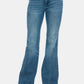 Judy Blue Sidney Tummy Control Cut Hem Flare Jeans