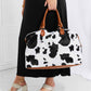 Relax, Recharge, Repeat Animal Print Plush Weekender Bag