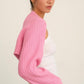 HYFVE Love In A Hug Ribbed Knit Bolero Cardigan