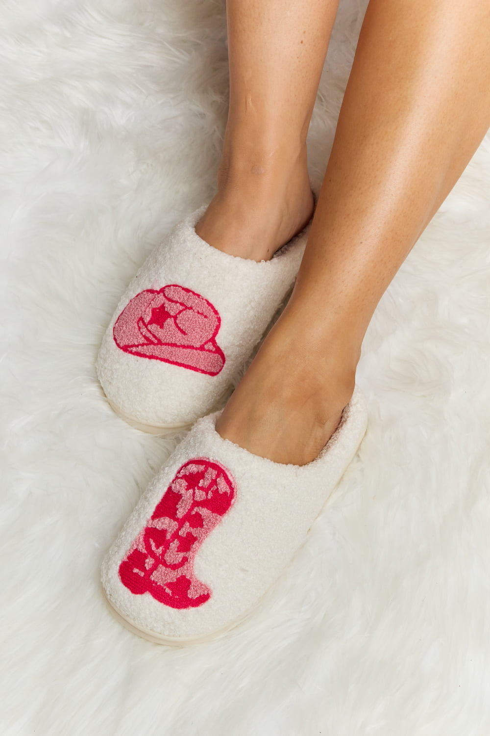 Melody Cozy Toes Plush Slide Slippers