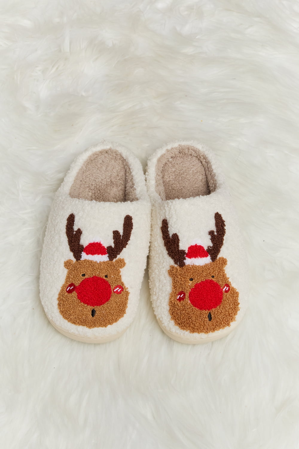 Melody Rudolph Plush Slide Slippers