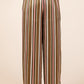 Mittoshop Oh Hey There Striped Satin Elastic Waist Wide Leg Pants in Mauve Multi