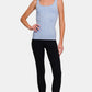Zenana Chance Of Sun Ribbed Scoop Neck Tank in Light Blue