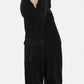 Mono B Leap Of Faith Elastic Waist Corduroy Cargo Pants in Black