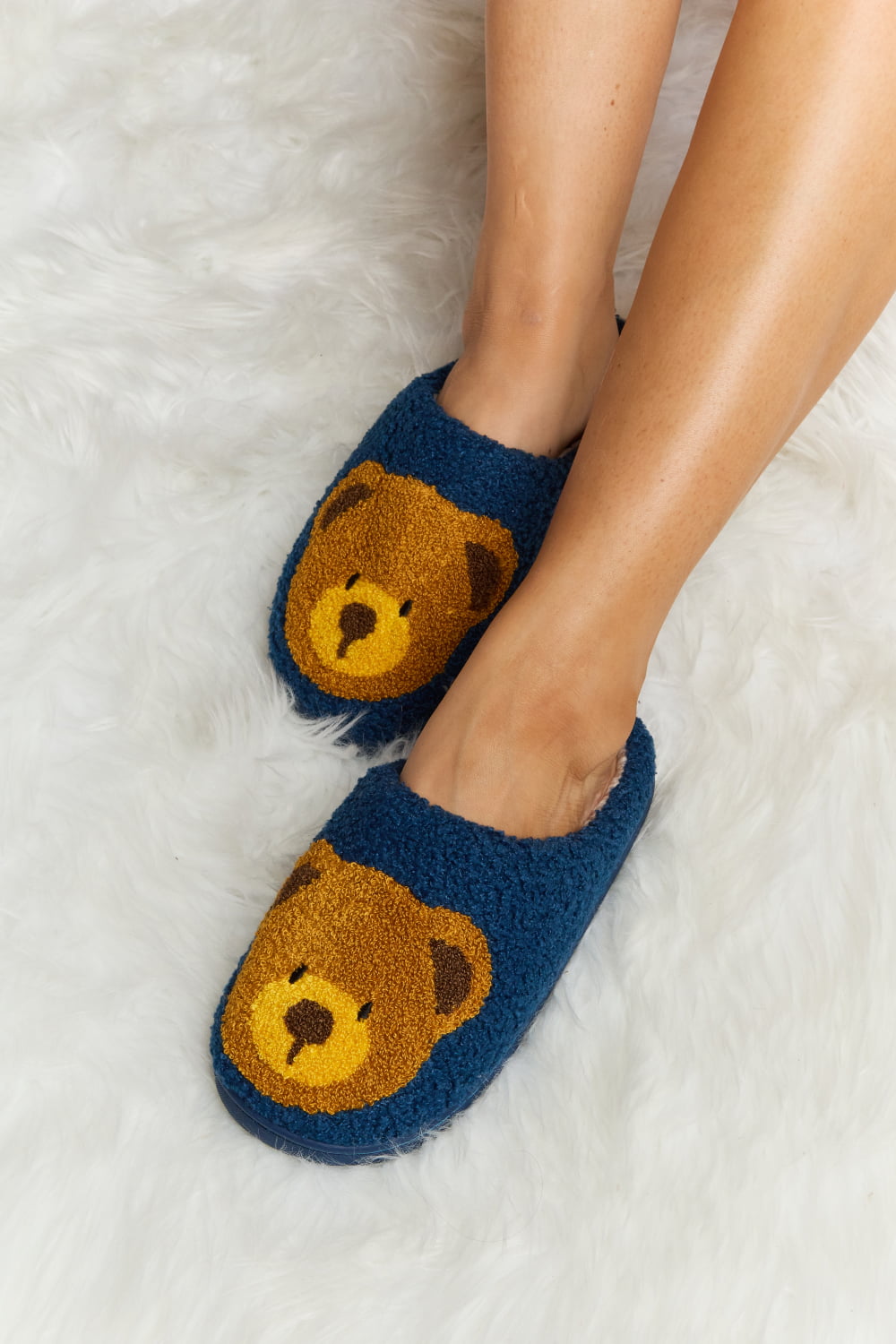 Melody My Teddy Bear Plush Slide Slippers