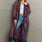 Angel Wings My Shaded Sunshine Multicolored Open Front Fringe Hem Cardigan