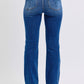 Judy Blue Bianca Run Mid-Rise Bootcut Jeans with Thermal Lining