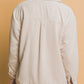 Love Tree Fall In Love Corduroy Button Up Jacket with Sherpa Inside in Cream