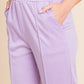 Culture Code Tailored In Lilac Pin Tuck Detail Slim Pants