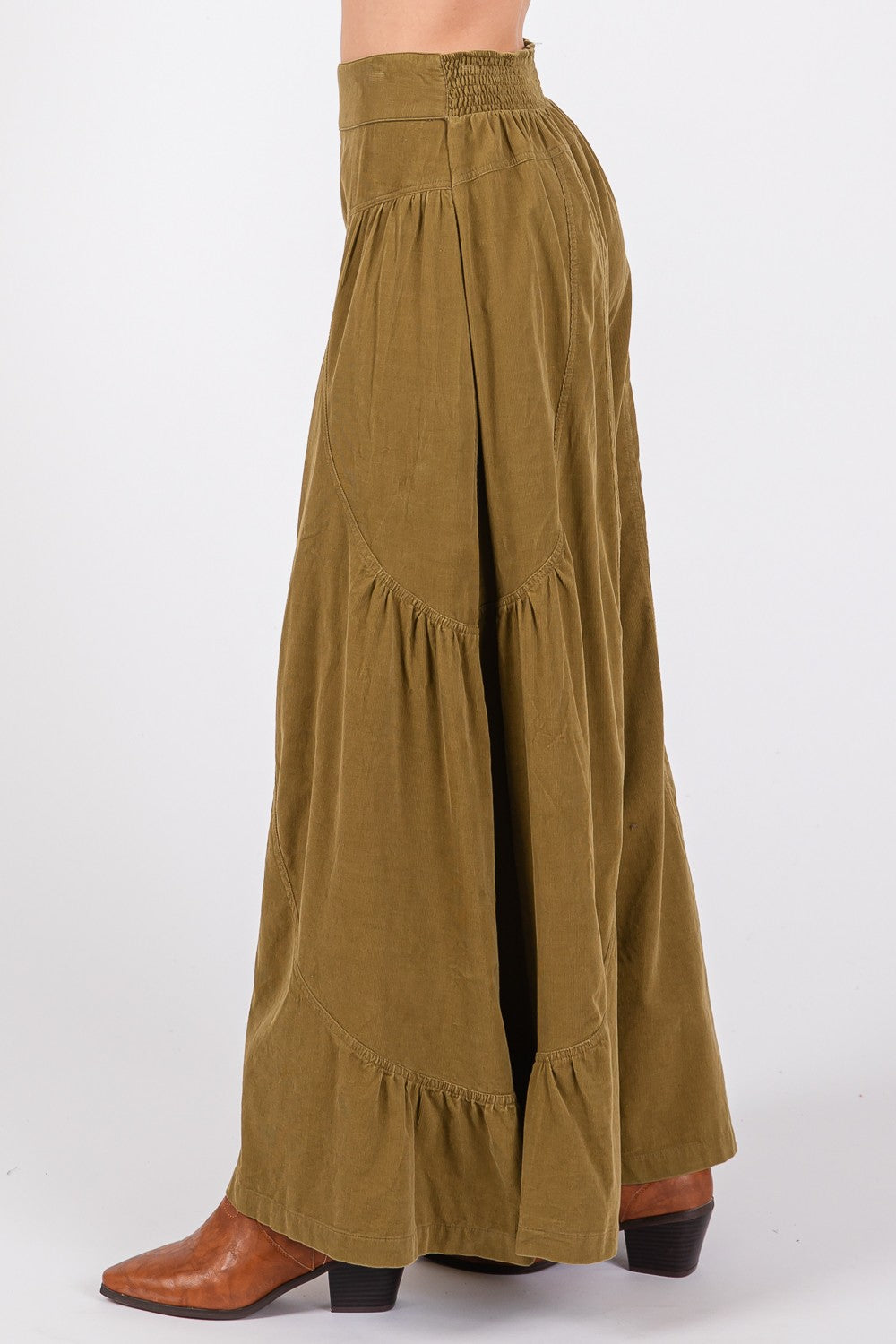 SAGE + FIG Spice & Everything Nice High Rise Corduroy Wide Leg Pants