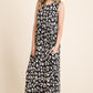 BOMBOM Wild Livin' Leopard Maxi Dress with Pockets