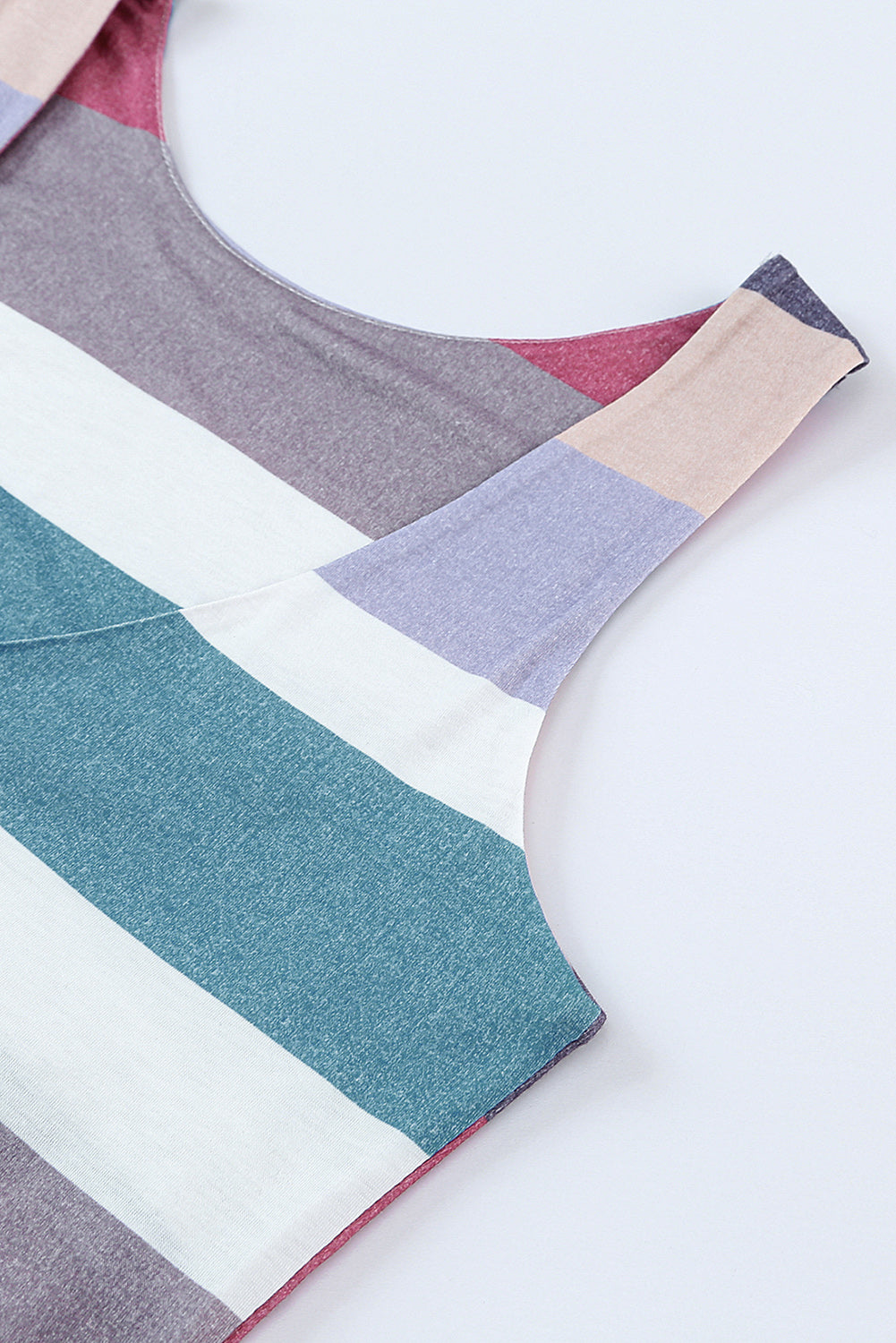 Leaving Footprints Striped Slit Sleeveless Maxi Dress