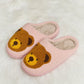 Melody My Teddy Bear Plush Slide Slippers