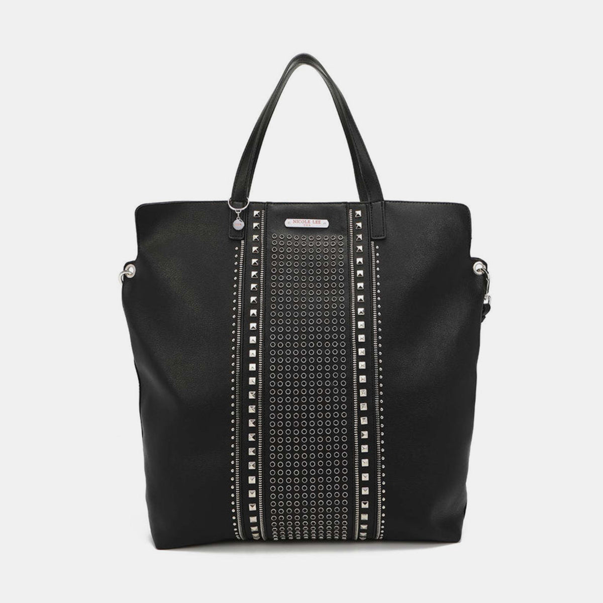 Nicole Lee USA Off For The Weekend Studded Large Tote Bag