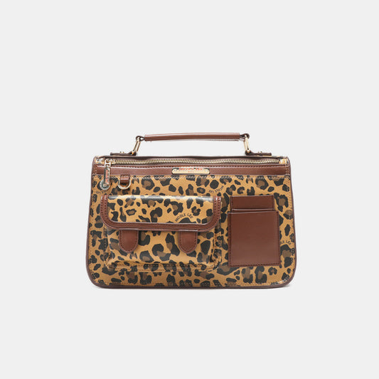 Nicole Lee USA At My Best Leopard Top Handle Handbag