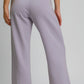 Umgee Too Glam To Give A Damn Drawstring Elastic Waist Wide Leg Pants in Lavender