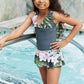 Marina West Swim Clear Waters Swim Dress in Aloha Forest