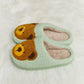 Melody My Teddy Bear Plush Slide Slippers