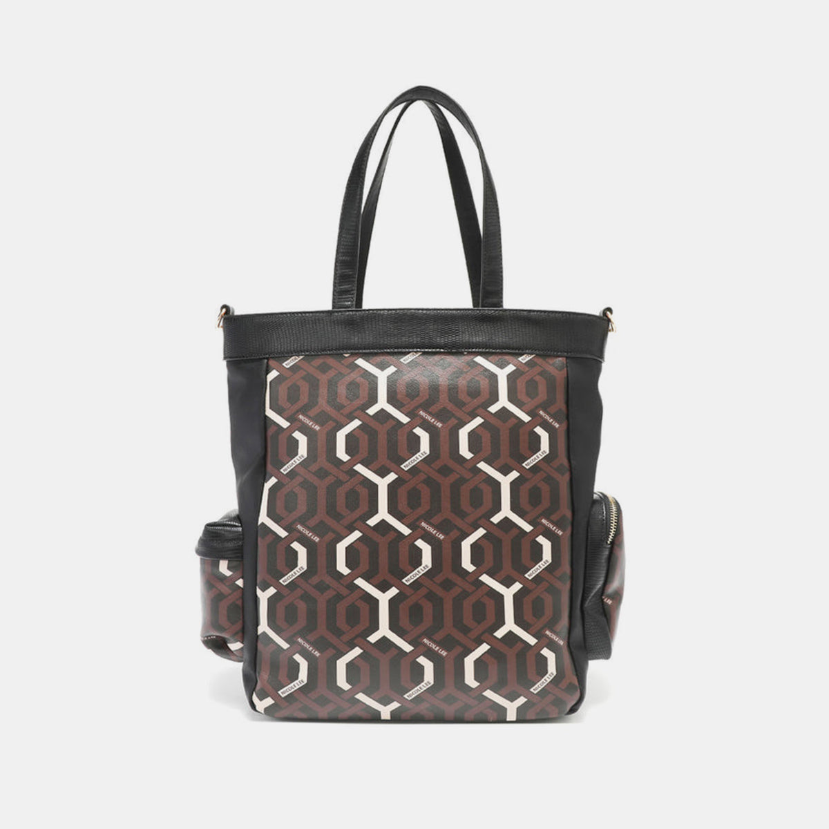 Nicole Lee USA I'm All In Geometric Pattern Tote Bag