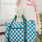 Zenana By My Side Checkered Multi-Pocket Travel Bag