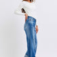 Judy Blue Rae Distressed High Waist Wide Leg Jeans