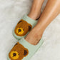 Melody My Teddy Bear Plush Slide Slippers