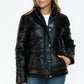 YMI Winter Perfection Pocketed Zip Up Turtleneck Puffer Jacket