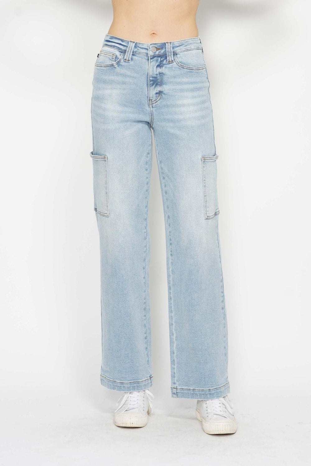 Judy Blue Taylor High Waist Straight Cargo Jeans