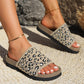 A Leopard's Touch Open Toe Sandals