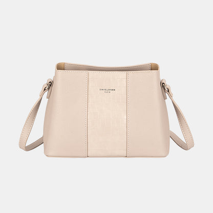 David Jones My Signature PU Leather Crossbody Bag