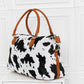 Peace Out Animal Print Brushed Weekender Bag