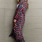 Angel Wings My Shaded Sunshine Multicolored Open Front Fringe Hem Cardigan