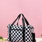 Zenana By My Side Checkered Multi-Pocket Travel Bag